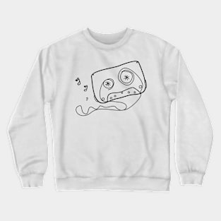 dented tape cassette Crewneck Sweatshirt